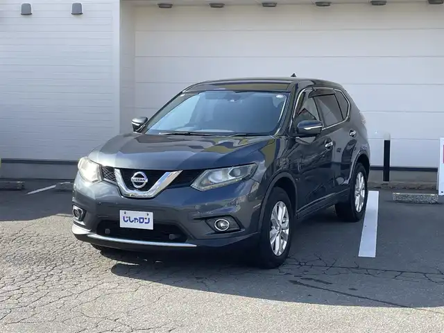 日産 エクストレイル 20X エマージェンシーブレーキ 青森県 2014(平26)年 11.1万km スチールブルー (株)IDOMが運営する【じしゃロン青森店】の自社ローン専用車両になりますこちらは現金、またはオートローンご利用時の価格です。自社ローンご希望の方は別途その旨お申付け下さい。4WD/純正SDナビ/　AM/FM/CD/DVD/BT/フルセグテレビ/ミュージックサーバー/全方位カメラ/ビルトインETC/衝突被害軽減ブレーキ/クルーズコントロール/アイドリングストップ/革シート/シートヒーター /ステアリングスイッチ/パーキングアシスト/コーナーセンサー/スマートキー/プッシュスタート/LEDヘッドライト/オートライト/フォグランプ/ドアバイザー/純正17インチアルミホイール装着