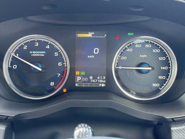 スバル フォレスター ハイブリッド アドバンス 静岡県 2019(平31)年 7.5万km クリスタルブラックシリカ プッシュスタート/スマートキー/アイサイト/純正ナビ/　フルセグTV/MSV/BTオーディオ/DVD/バック、サイド、フロントカメラ/ETC/電動リアゲート/茶革シート/パワーシート/シートヒーター/ハンドルヒーター/コーナーセンサー/オートホールド/LEDヘッドライト