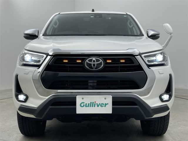 トヨタ ハイラックス Z 岡山県 2021(令3)年 5.1万km スーパーホワイトⅡ 純正ナビ　(NSZT-Y68T)/【CD/DVD/BT/SD/フルセグ】/4WD/ターボ/ＬＥＤヘッドライト　/ＥＴＣ　/バックカメラ　/クルーズコントロール　/ドライブレコーダー　前後/コーナーセンサー　前後/オートハイビーム　/ダウンヒルアシスト　/アイドリングストップ　/スペアキー×1/禁煙車/純正フロアマット/LEDフォグライト/センターデフロック/レーンアシスト