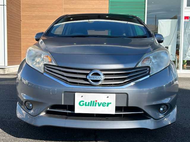 日産 ノート X DIG－S 静岡県 2013(平25)年 7.5万km ダークメタルグレー 純正メモリナビ/AM/FM/CD/DVD/BT/フルセグ/スマートキー/プッシュスタート/純正フロアマット/ETC