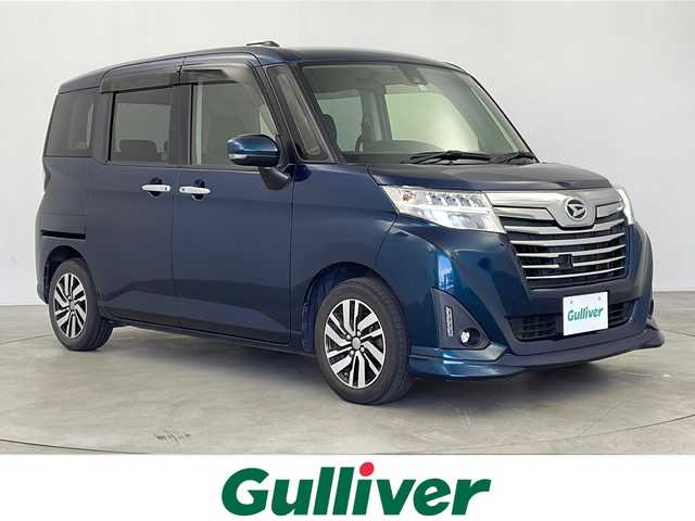 ダイハツ トール カスタムG SAⅡ 長崎県 2018(平30)年 9.9万km レーザーブルークリスタルシャイン ワンオーナー/純正ディスプレイオーディオ/（Bluetooth/CD/DVD）/両側パワースライドドア/バックカメラ/クルーズコントロール/ETC/純正フロアマット/オートライト/USB/後方コーナーセンサー/レーンキープアシスト/LEDヘッドライト/プッシュスタートボタン/スペアキー1本