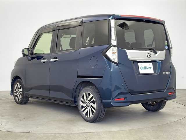 ダイハツ トール カスタムG SAⅡ 長崎県 2018(平30)年 9.9万km レーザーブルークリスタルシャイン ワンオーナー/純正ディスプレイオーディオ/（Bluetooth/CD/DVD）/両側パワースライドドア/バックカメラ/クルーズコントロール/ETC/純正フロアマット/オートライト/USB/後方コーナーセンサー/レーンキープアシスト/LEDヘッドライト/プッシュスタートボタン/スペアキー1本