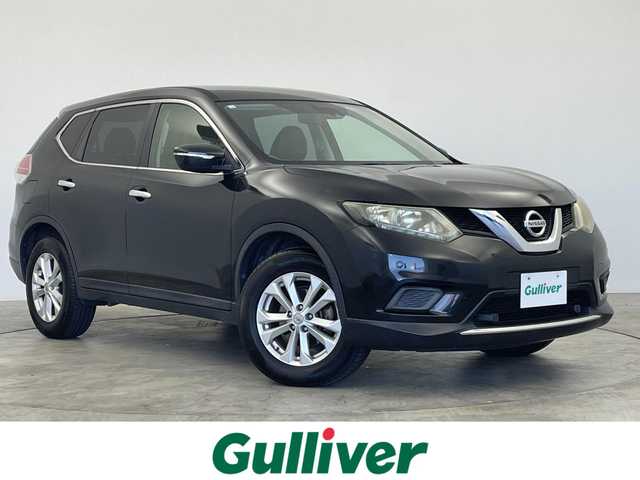 日産 エクストレイル 20X エマージェンシーブレーキ 群馬県 2014(平26)年 5.8万km ダイヤモンドブラック 禁煙車　純正８型ナビ　後席モニター　Ｂカメラ　エマブレ　ダウンヒルコントロール　ＬＥＤヘッドライト　オートライト　シートヒーター　デュアルオートエアコン　コーナーセンサー　ビルトインＥＴＣ　純正アルミ