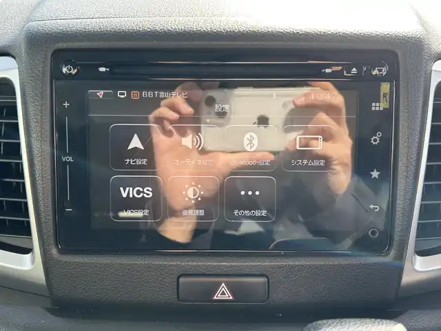 スズキ スペーシア G リミテッド 富山県 2017(平29)年 3.9万km スチールシルバーM 純正SDナビ/（AM/FM/CD/DVD/USB/ipod)/Bluetooth/フルセグTV/カメラ(全方位、バック)/衝突軽減システム/レーンキープアシスト/横滑り防止装置/盗難防止装置/片側パワースライドドア/シートヒーター　運転席/ビルトインETC/ハロゲンライト/アイドリングストップ/スマートキー×2/取扱説明書/保証書