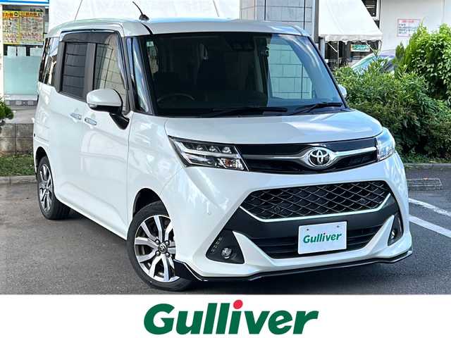 トヨタ タンク カスタムG－T 東京都 2020(令2)年 4.1万km パールホワイトⅢ ワンオーナー/純正9型SDナビ【NSZT-Y68T】/（DVD/フルセグTV/Bluetooth/MSV）/バックカメラ/前席シートヒーター/両側パワースライドドア/スマートアシスト3/【・衝突回避支援ブレーキ機能・衝突警報機能・車線逸脱警報機能・誤発進抑制制御機能・先行車発進お知らせ機能・オートハイビーム】/純正アルミホイール/LEDヘッドライト/スマートキー/ビルトインETC2.0/前後ドライブレコーダー/パーキングアシスト/前後コーナーセンサー/100V電源/横滑り防止機能/リアテーブル/リアサンシェード/新車保証書/取扱説明書/スペアキーあり