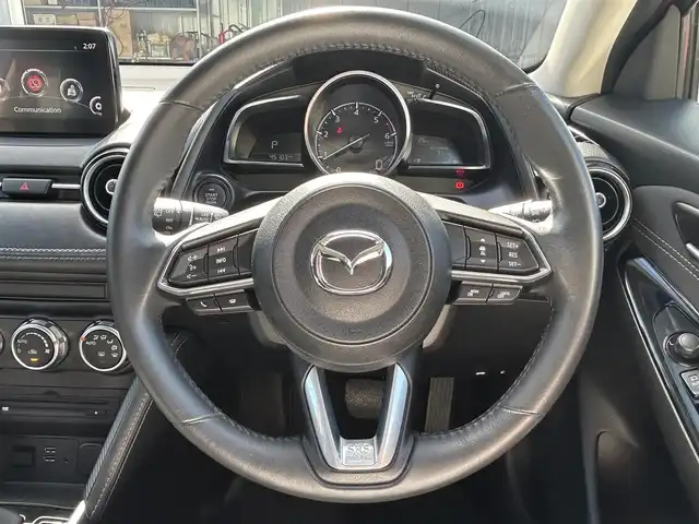 マツダ デミオ XD ツーリング 福岡県 2018(平30)年 4.6万km ソウルレッドクリスタルM 純正SDナビ/（AM/FM/フルセグ/CD/DVD/USB/AUX/Bluetooth）/全周囲カメラ/ETC/ドライブレコーダー/レーンキープアシスト/横滑り防止装置/クリアランスソナー/ブラインドスポットモニター/LEDヘッドライト/フォグランプ/パドルシフト/ステアリングスイッチ/オート電動格納ミラー/ヘッドアップディスプレイ