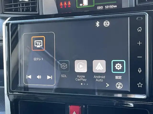 トヨタ ルーミー カスタムG 東京都 2021(令3)年 5.2万km パールホワイトⅢ 純正ディスプレイオーディオ/全方位カメラ/フルセグテレビ/Apple CarPlay/Android Auto/両側パワースライドドア/クルーズコントロール/ETC/革調シートカバー/LEDヘッドライト/オートヘッドライト/コーナーセンサー/スマートキー