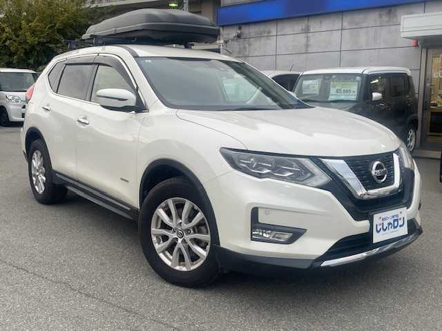 日産 エクストレイル ハイブリッド 20X 兵庫県 2017(平29)年 11.5万km ブリリアントホワイトパール