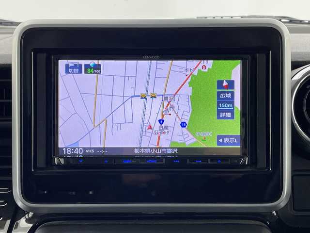 スズキ スペーシア カスタム HYBRID XS 栃木県 2018(平30)年 4.3万km ピュアホワイトP メモリナビ/(CD/DVD/フルセグTV/Bluetooth/SD)/衝突被害軽減ブレーキ/車線逸脱制御機能/後方コーナーセンサー/両側パワースライドドア/シートヒーター/禁煙車/オートライト/LEDヘッドライト/横滑り防止装置/フォグランプ/スマートキー/プッシュスタート/アイドリングストップ/ステアリングスイッチ/革巻きステアリング/電動格納ミラー/純正１５インチアルミホイール/フロアマット