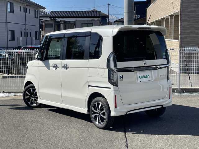 ホンダ Ｎ ＢＯＸ カスタム G L ターボ ホンダセンシング 静岡県 2018(平30)年 13.7万km プレミアムホワイトパールⅡ ワンオーナー/4WDターボ/純正メモリーナビ/CD/DVD/SD/USB/BT/フルセグTV/AppleCarPlay/純正ドライブレコーダー/両側パワースライドドア/ハーフレザー調シート/レーダークルーズコントロール/パドルシフト/ステアリングリモコン/バックカメラ/シートヒーター/プッシュスタート/ビルトインETC/オートライト/LEDヘッドライト/フォグライト