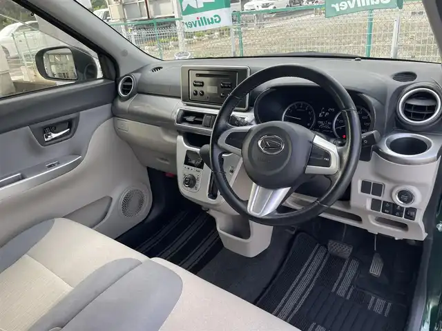 ダイハツ キャスト スタイル G SAⅢ 群馬県 2018(平30)年 2.6万km ダークエメラルドマイカ ワンオーナー/スマートアシスト/純正CDデッキ　CC-W67D/　(CD AM FM AUX）/LEDヘッドライト/オートライト/オートマチックハイビーム/アイドリングストップ/革巻きステアリング/電動格納ミラー/横滑り防止/純正フロアマット/純正ドアバイザー/取扱説明書/保証書/スペアキー