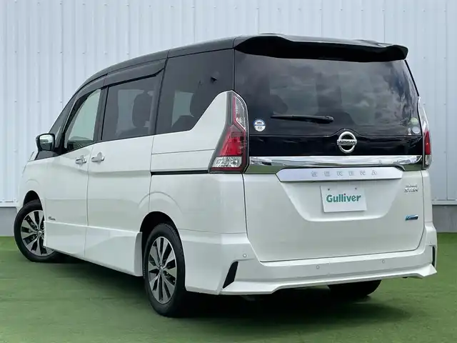 日産 セレナ ハイウェイスター プロパイロットED 香川県 2016(平28)年 5.3万km ブリリアントホワイトパール 2トーン 登録時走行距離：52658km/純正９インチナビ/純正フリップダウンモニター　/フルセグＴＶ　/ＥＴＣ　/アラウンドビューモニター　/プロパイロット　/両ハンズフリー/両側オートパワーススライド/デジタルインナーミラー　/純正ＡＷ　/ＬＥＤヘッドライト　/フォグライト/wサイドエアバック/横滑り防止