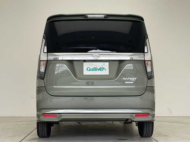 スズキ ソリオ バンディット HV MV 愛知県 2024(令6)年 2.3万km グレーⅡ スズキセーフティサポート/純正9型ディスプレイオーディオナビ/全方位カメラ/両側パワースライドドア/レーダークルーズコントロール/シートヒーター/ヘッドアップディスプレイ/純正アルミホイール/LEDヘッドライト/レーンキープアシスト/オートマチックハイビーム/衝突軽減システム/フルセグ/CD DVD/Bluetooth/ステアリングスイッチ/スマートキー/プッシュスタート