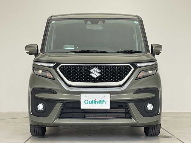 スズキ ソリオ バンディット HV MV 愛知県 2024(令6)年 2.3万km グレーⅡ スズキセーフティサポート/純正9型ディスプレイオーディオナビ/全方位カメラ/両側パワースライドドア/レーダークルーズコントロール/シートヒーター/ヘッドアップディスプレイ/純正アルミホイール/LEDヘッドライト/レーンキープアシスト/オートマチックハイビーム/衝突軽減システム/フルセグ/CD DVD/Bluetooth/ステアリングスイッチ/スマートキー/プッシュスタート