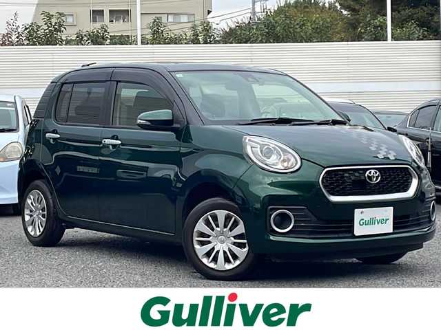 トヨタ パッソ モーダ　S 鹿児島県 2017(平29)年 2.3万km ブラックマイカメタリック/ダークエメラルドマイカ 2トーン 純正SDナビ（ワンセグ/BT/CD/FM/AM）/【NSCD-W66】/プリクラッシュセーフティ/プッシュスタート/スマートキー/スペアキー/ドライブレコーダー/社外AW付スタッドレスタイヤ積載/ETC