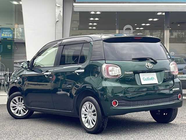 トヨタ パッソ モーダ　S 鹿児島県 2017(平29)年 2.3万km ブラックマイカメタリック/ダークエメラルドマイカ 2トーン 純正SDナビ（ワンセグ/BT/CD/FM/AM）/【NSCD-W66】/プリクラッシュセーフティ/プッシュスタート/スマートキー/スペアキー/ドライブレコーダー/社外AW付スタッドレスタイヤ積載/ETC