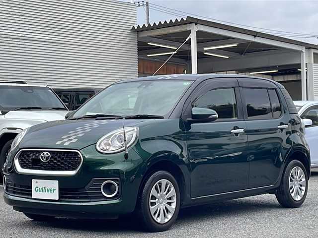 トヨタ パッソ モーダ　S 鹿児島県 2017(平29)年 2.3万km ブラックマイカメタリック/ダークエメラルドマイカ 2トーン 純正SDナビ（ワンセグ/BT/CD/FM/AM）/【NSCD-W66】/プリクラッシュセーフティ/プッシュスタート/スマートキー/スペアキー/ドライブレコーダー/社外AW付スタッドレスタイヤ積載/ETC