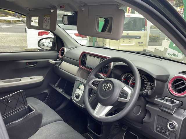 トヨタ パッソ モーダ　S 鹿児島県 2017(平29)年 2.3万km ブラックマイカメタリック/ダークエメラルドマイカ 2トーン 純正SDナビ（ワンセグ/BT/CD/FM/AM）/【NSCD-W66】/プリクラッシュセーフティ/プッシュスタート/スマートキー/スペアキー/ドライブレコーダー/社外AW付スタッドレスタイヤ積載/ETC