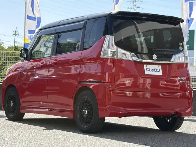 スズキ ソリオ バンディット HV MV Dカメラ ブレーキS 兵庫県 2015(平27)年 9万km ファーベントレッド/スーパーブラックパール (株)IDOMが運営する【じしゃロン神戸名谷店】の自社ローン専用車両になりますこちらは現金またはオートローンご利用時の価格です。自社ローンご希望の方は別途その旨お申付け下さい。/社外７型ナビ/バックカメラ/片側パワースライドドア/クルーズコントロール/LEDオートライト/シートヒーター/社外１６インチアルミホイール/・純正１６インチアルミホイール積み込み/アイドリングストップ/横滑り防止装置/衝突被害軽減ブレーキ/スペアキー１本