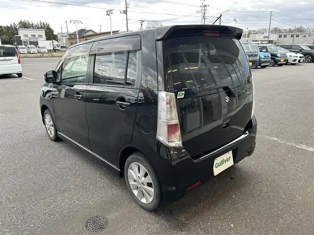 スズキ ワゴンＲ スティングレー T 青森県 2009(平21)年 9.4万km スパークブラックパール ４WD/MDチェンジャー/（FM／AM／CD〉/ステアリングスイッチ/パドルシフト/シートヒーター（運転席）/ドアバイザー/電動格納自動ミラー/フォグライト/社外スタッドレスタイヤ/保証書/取り扱い説明書