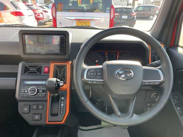 ダイハツ タフト G 石川県 2021(令3)年 2.1万km コンパーノレッド 社外メモリーナビ　フルセグＴＶ　バックカメラ　ＬＥＤヘッドライト　ＥＴＣ　スマートキー　シートヒーター　コーナーセンサー　スマートキー　Ｐスタート　スカイルーフ