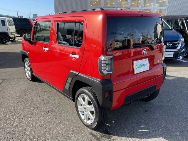 ダイハツ タフト G 石川県 2021(令3)年 2.1万km コンパーノレッド 社外メモリーナビ　フルセグＴＶ　バックカメラ　ＬＥＤヘッドライト　ＥＴＣ　スマートキー　シートヒーター　コーナーセンサー　スマートキー　Ｐスタート　スカイルーフ