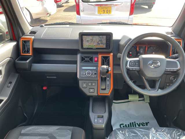 ダイハツ タフト G 石川県 2021(令3)年 2.1万km コンパーノレッド 社外メモリーナビ　フルセグＴＶ　バックカメラ　ＬＥＤヘッドライト　ＥＴＣ　スマートキー　シートヒーター　コーナーセンサー　スマートキー　Ｐスタート　スカイルーフ