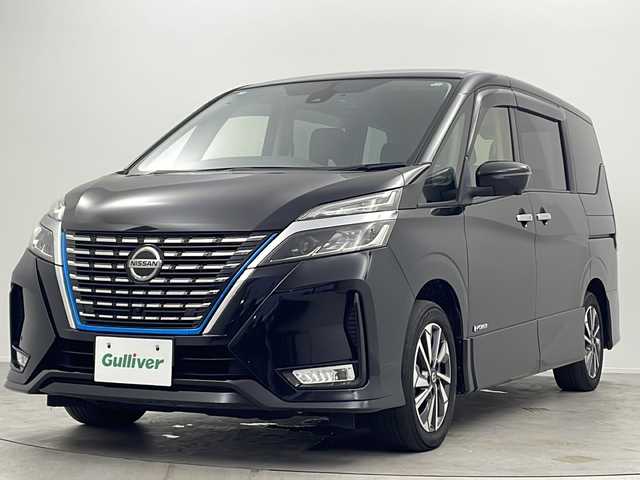 日産 セレナ e－パワー ハイウェイスター V 大阪府 2020(令2)年 6万km ダイヤモンドブラック 純正１０インチSDナビ/・TV/・CD/・DVD/・BT/アラウンドビューカメラ/純正フリップダウンモニター/純正ドライブレコーダー/純正2.0ETC/純正１６インチAW/純正LEDヘッドライト/プロパイロット/パーキングアシスト/衝突軽減ブレーキ/アクティブクルーズコントロール/クリアランスソナー/レーンキープアシスト/両側パワースライドドア/スマートキー×２/禁煙車