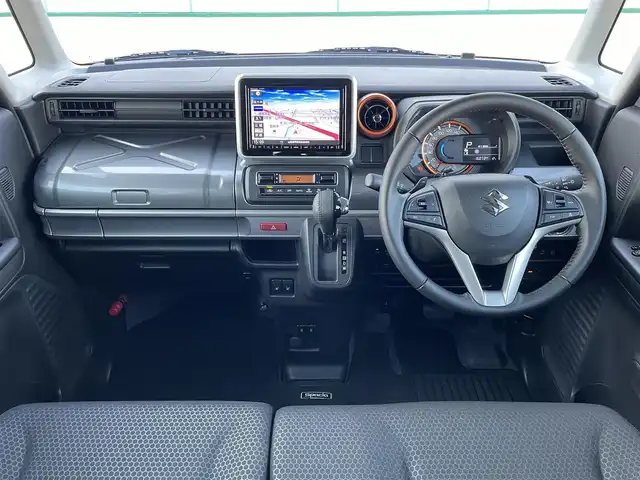 スズキ スペーシア ギア HYBRID XZターボ 山梨県 2021(令3)年 1.6万km フェニックスレッドパール/ガンメタリック2トーンルーフ セーフティサポート　/スリムサーキュレーター　/純正ナビ　/フルセグTV　/バックカメラ　　/前後ドラレコ　/ビルトインETC　/シートヒーター　/両側パワースライドドア/コーナーセンサー　/オートライト/オートハイビーム/LED