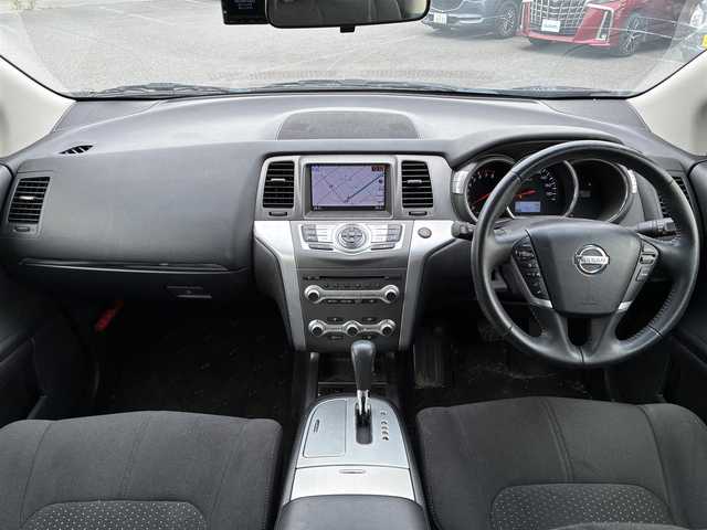 日産 ムラーノ 250XL FOUR 道央・札幌 2012(平24)年 7.8万km スーパーブラック ４WD/純正メーカーナビ/CD/DVD/BT/フルセグ/横滑り防止装置/クルーズコントロール/バック/サイドカメラ/ビルトインETC/ドライブレコーダー/革巻きステアリング/ステアリングリモコン/プッシュスタート/スマートキー/HIDヘッドライト/オートライト/フォグランプ/電動格納ミラー/純正フロアマット/ドアバイザー/純正AW付冬タイヤ積込/235/65/R18/2021年/山8mm