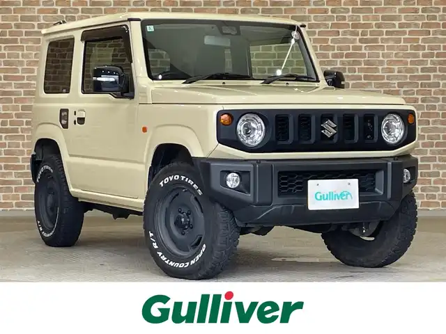 スズキ ジムニー XC 岩手県 2022(令4)年 3.9万km シフォンアイボリーM ４WD/ターボ/衝突被害軽減システム/ダウンヒルアシスト/レーンアシスト/横滑り防止装置/アイドリングストップ/純正ディスプレイオーディオ/背面タイヤ/オートエアコン/シートヒーター/エンジンスターター/LEDヘッドライト