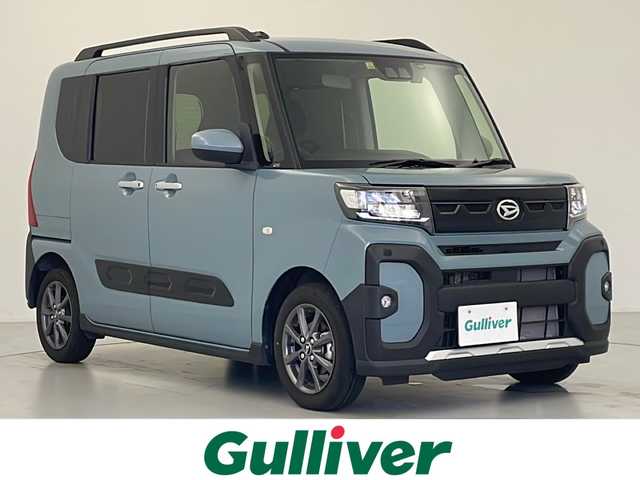 ダイハツ タント ファンクロス 愛知県 2022(令4)年 1.3万km レイクブルーメタリック 純正ナビ/・Bluetooth/・CD/DVD/・フルセグテレビ/・SD音楽録音/バックカメラ/シートヒーター/両側パワースライドドア/衝突軽減ブレーキ/レーンキープアシスト/オートマチックハイビーム/前後コーナーセンサー/前後ドライブレコーダー/LEDヘッドライト