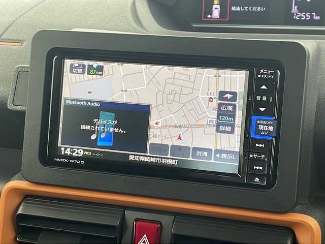 ダイハツ タント ファンクロス 愛知県 2022(令4)年 1.3万km レイクブルーメタリック 純正ナビ/・Bluetooth/・CD/DVD/・フルセグテレビ/・SD音楽録音/バックカメラ/シートヒーター/両側パワースライドドア/衝突軽減ブレーキ/レーンキープアシスト/オートマチックハイビーム/前後コーナーセンサー/前後ドライブレコーダー/LEDヘッドライト