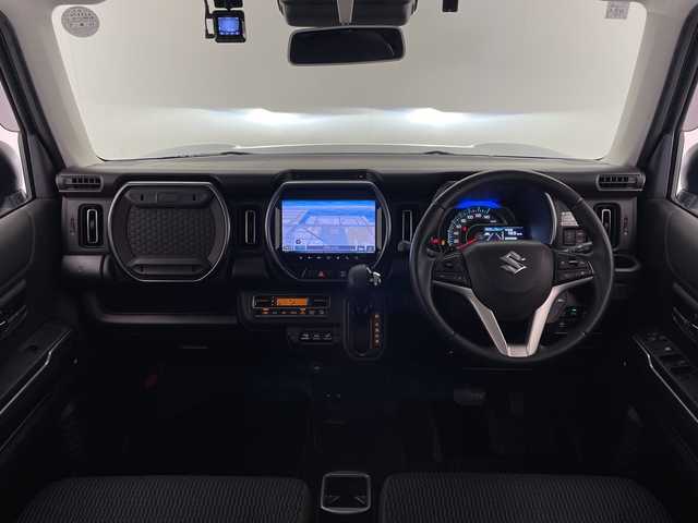 スズキ ハスラー Jスタイル ターボ 宮崎県 2021(令3)年 7万km デニムブルー ガンメタリック 2トーン ワンオーナー/SUZUKI Safety Support/純正9インチナビ/フルセグTV/CD/DVD/Bluetooth/全方位カメラ/シートヒーター/LEDヘッドライト/パドルシフト/アイドリングストップ/前後ドライブレコーダー/ETC/純正15インチAW/保証書/取扱説明書/ナビ取扱説明書