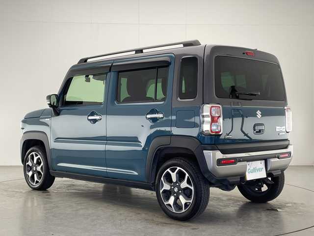 スズキ ハスラー Jスタイル ターボ 宮崎県 2021(令3)年 7万km デニムブルー ガンメタリック 2トーン ワンオーナー/SUZUKI Safety Support/純正9インチナビ/フルセグTV/CD/DVD/Bluetooth/全方位カメラ/シートヒーター/LEDヘッドライト/パドルシフト/アイドリングストップ/前後ドライブレコーダー/ETC/純正15インチAW/保証書/取扱説明書/ナビ取扱説明書