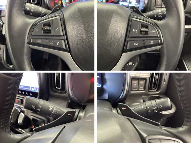 スズキ ハスラー Jスタイル ターボ 宮崎県 2021(令3)年 7万km デニムブルー ガンメタリック 2トーン ワンオーナー/SUZUKI Safety Support/純正9インチナビ/フルセグTV/CD/DVD/Bluetooth/全方位カメラ/シートヒーター/LEDヘッドライト/パドルシフト/アイドリングストップ/前後ドライブレコーダー/ETC/純正15インチAW/保証書/取扱説明書/ナビ取扱説明書