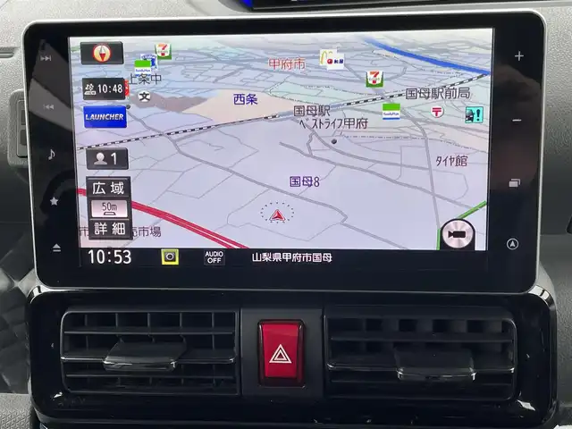 ダイハツ タント カスタム RS 山梨県 2019(令1)年 11.5万km ブラックマイカメタリック/レーザーブルークリスタルシャイン 2トーン (株)IDOMが運営する【じしゃロン甲府店】の自社ローン専用車両になります。こちらは現金またはオートローンご利用時の価格です。自社ローンご希望の方は別途その旨お申付け下さい/ターボ/衝突被害軽減システム/レーンキープアシスト/レーダークルーズコントロール/ハーフレザーシート/両側パワースライドドア/全方位カメラ/スマートキー２個/純正ワイドＳＤナビ・フルセグＴＶ/ＣＤ・ＤＶＤ・ＢＴ・ｉｐｏｄ接続可能/ＥＴＣ/純正ドライブレコーダー（DRN-H70W）/ＬＥＤオートライト/取扱説明書