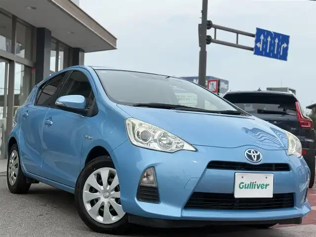 トヨタ アクア S 香川県 2013(平25)年 12.4万km クールソーダメタリック 純正SDナビ/CD/Bluetooth/ワンセグ/バックカメラ/スマートキー/プッシュスタート/前席シートヒーター/純正マット/ETC