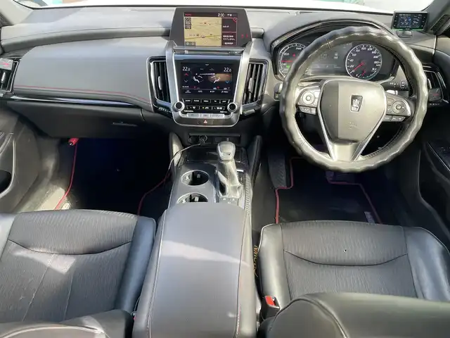 トヨタ クラウン ハイブリッド RS Four リミテッド 長野県 2020(令2)年 10.8万km ホワイトパールクリスタルシャイン 4WD/純正ナビ/・Bluetooth/TV/CD/DVD/全方位バックカメラ/純正ETC/サンルーフ/社外ドライブレコーダ前後/純フロアマット/前席パワーシート/ハーフレザーシート/前席シートヒーター/純正18インチAW/LEDオートライト/オートマチックハイビーム/BSM/ステアリングヒーター/デジタルインナーミラー正/ヘッドアップディスプレイ/社外マフラー/GPSレーダー/クルーズコントロール追走あり/スペアキー1本/スマートキー/取り扱い説明書/保証書