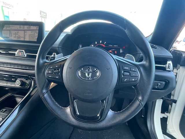 トヨタ スープラ SZ－R 静岡県 2024(令6)年 1.6万km パール 純正ナビ/USB/Bluetooth/JBLサウンド/レーダークルーズコントロール/バックカメラ/ETC/ハーフレザーシート/パワーシート/シートヒーター/HKSマフラー/プッシュスタート/スマートキー/オートライト/LEDライト