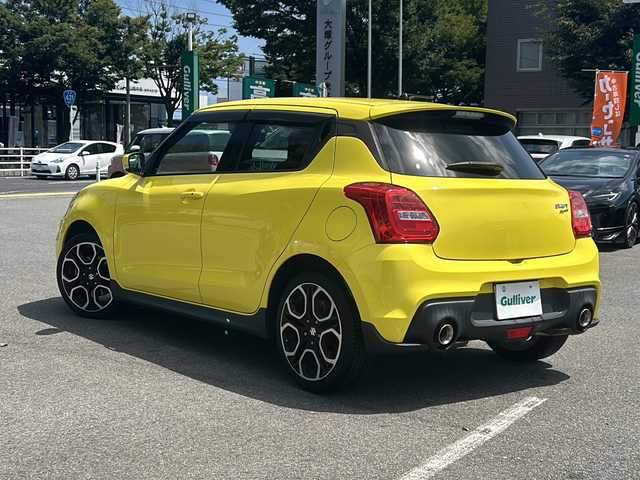スズキ スイフト スポーツ セーフティPKG 鳥取県 2018(平30)年 9.6万km チャンピオンイエロー デュアルセンサーブレーキサポート/純正ナビ【CN-RZ73W】/・フルセグ/・Bluetooth/・CD/DVD/スマートキー/プッシュスタート/ビルトインETC/クルーズコントロール/D席シートヒーター/純正17AW/ABS/横滑り防止装置/レーンキープアシスト/オートライト/LEDヘッドライト/W&サイドエアバック/カーテンエアバック