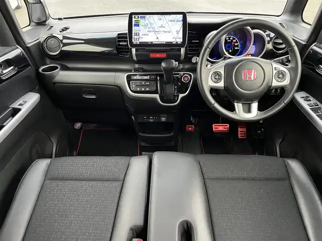 ホンダ Ｎ ＢＯＸ カスタム G ターボ Lパッケージ 奈良県 2016(平28)年 6.4万km プレミアムホワイトパールⅡ Panasonic9インチナビ（CN-F1D）/（フルセグ/BT/CD/DVD)/レーダークルーズコントロール/バックカメラ/パドルシフト/両側パワースライドドア/ハーフレザーシート/電動格納ミラー/オートライト/ETC/純正15インチAW/スペアキーX1