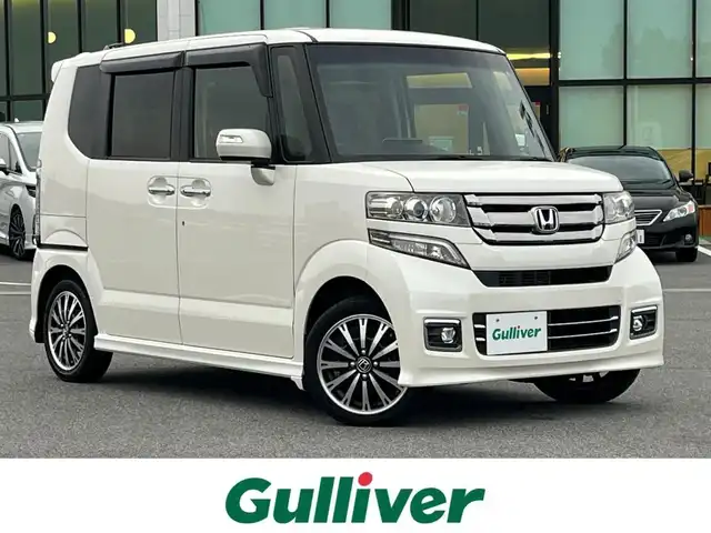 ホンダ Ｎ ＢＯＸ カスタム G ターボ Lパッケージ 奈良県 2016(平28)年 6.4万km プレミアムホワイトパールⅡ Panasonic9インチナビ（CN-F1D）/（フルセグ/BT/CD/DVD)/レーダークルーズコントロール/バックカメラ/パドルシフト/両側パワースライドドア/ハーフレザーシート/電動格納ミラー/オートライト/ETC/純正15インチAW/スペアキーX1