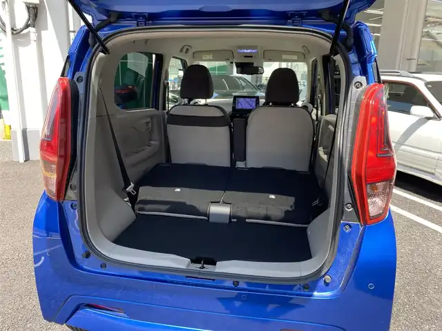 日産 デイズ X 広島県 2019(平31)年 3.2万km オーシャンブルーP 　　　　　○走行距離：31970km（入庫時）/純正ナビ/保証書＆取説あり/ETC/インテリジェントエマージェンシーブレーキ/車線逸脱サポート/SRSIエアバッグ/　（運転座席、助手席、サイド、カーテン）/ウィンカーミラー/オートライト/コーナーセンサー/全方位カメラ/　　　　　○タイヤ/・155/65   エペクッス/・R14ホイール/8本スポーク純正アルミホイール