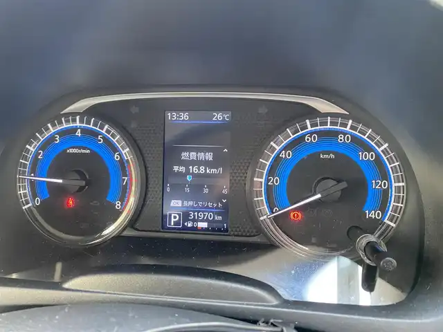 日産 デイズ X 広島県 2019(平31)年 3.2万km オーシャンブルーP 　　　　　○走行距離：31970km（入庫時）/純正ナビ/保証書＆取説あり/ETC/インテリジェントエマージェンシーブレーキ/車線逸脱サポート/SRSIエアバッグ/　（運転座席、助手席、サイド、カーテン）/ウィンカーミラー/オートライト/コーナーセンサー/全方位カメラ/　　　　　○タイヤ/・155/65   エペクッス/・R14ホイール/8本スポーク純正アルミホイール