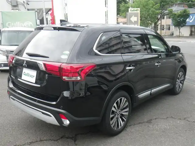 三菱 アウトランダー 24G 神奈川県 2019(令1)年 3.6万km アメジストブラック 4WD/ワンオーナー/純正SDナビ　フルセグTV/（Bluetooth/USB/DVD再生可/Mキャッチャー/SD）/マルチアラウンドモニター/クリアランスソナー/レーダークルーズコントロール/パワーバックドア/衝突軽減ブレーキ/車線逸脱警報/オートマチックハイビーム/誤発進抑制機能/ステアリングヒーター/LEDヘッドランプ/LEDフォグランプ/ドライブレコーダー/パドルシフト/スマートキーx2/ETC/取説書/保証書/点検記録/R2/5  R3/5  R4/5  R5/5  R6/4/6ヶ月点検記録/R2/11  R4/1  R4/12  R5/11