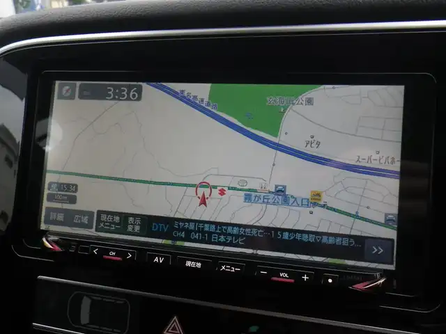 三菱 アウトランダー 24G 神奈川県 2019(令1)年 3.6万km アメジストブラック 4WD/ワンオーナー/純正SDナビ　フルセグTV/（Bluetooth/USB/DVD再生可/Mキャッチャー/SD）/マルチアラウンドモニター/クリアランスソナー/レーダークルーズコントロール/パワーバックドア/衝突軽減ブレーキ/車線逸脱警報/オートマチックハイビーム/誤発進抑制機能/ステアリングヒーター/LEDヘッドランプ/LEDフォグランプ/ドライブレコーダー/パドルシフト/スマートキーx2/ETC/取説書/保証書/点検記録/R2/5  R3/5  R4/5  R5/5  R6/4/6ヶ月点検記録/R2/11  R4/1  R4/12  R5/11