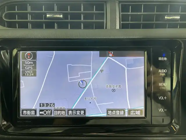 トヨタ アクア S 福島県 2014(平26)年 6.7万km コバルトブルーメタリック 純正7インチナビ/フルセグTV/Bluetooth/TRDエアロ/クルーズコントロール/横滑り防止装置/オートライト/HIDヘッドライト/フォグライト/ビルトインETC/運転席・助手席シートヒーター/社外16インチアルミホイール/純正フロアマット/ISOFIX対応シート/スマートキー/スペアキー×1/プッシュスタート/光軸調整ダイアル/電動格納ミラー