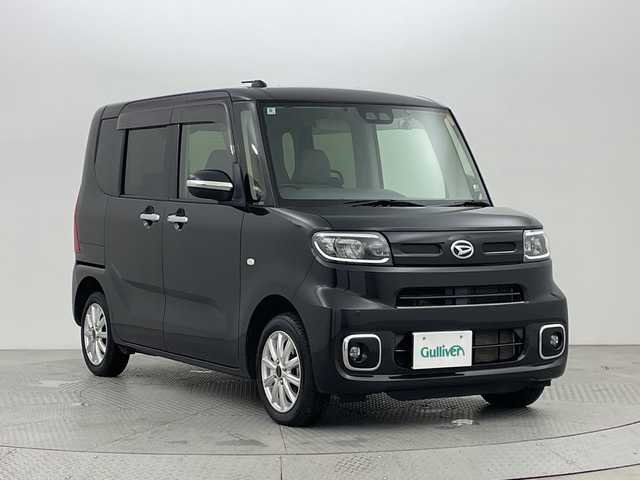 ダイハツ タント X セレクション 新潟県 2020(令2)年 4.1万km ブラックマイカメタリック 4WD/社外ナビ/　　フルセグ/CD/DVD/BT/バックカメラ/片側パワースライドドア/LEDオートライト/シートヒーター/ステアリングスイッチ/スタッドレスタイヤ車載/アイドリングストップ/スマートキー/ETC
