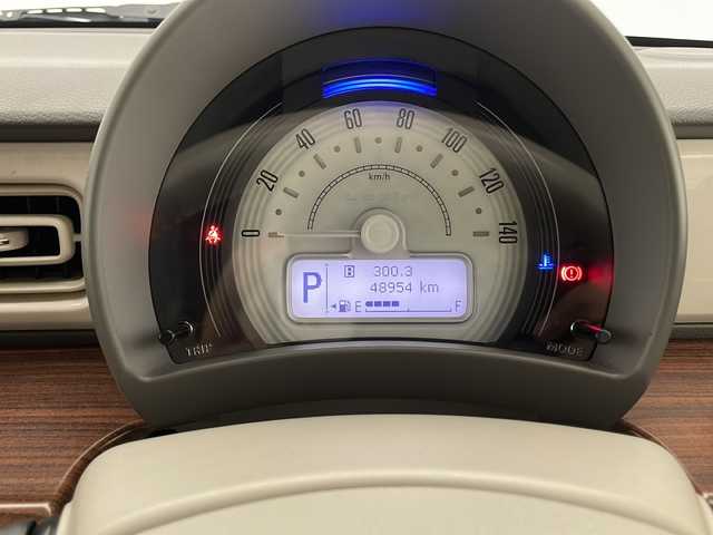 スズキ ラパン S セレクション 宮崎県 2018(平30)年 4.9万km ブリスクブルーメタリック/ホワイト2トーンルーフ レーダーブレーキサポート/純正7インチメモリナビ/ワンセグTV/シートヒーター/LEDヘッドライト/ETC/アイドリングストップ/プッシュスタート/純正フロアマット/スマートキー×2/保証書/取扱説明書